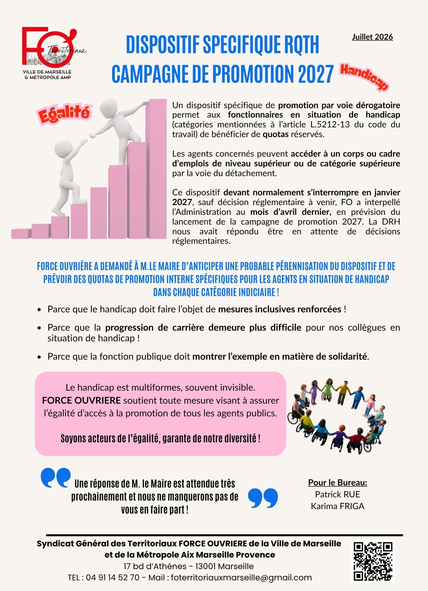DISPOSITIF RQTH CAMPAGNE PROMOTION