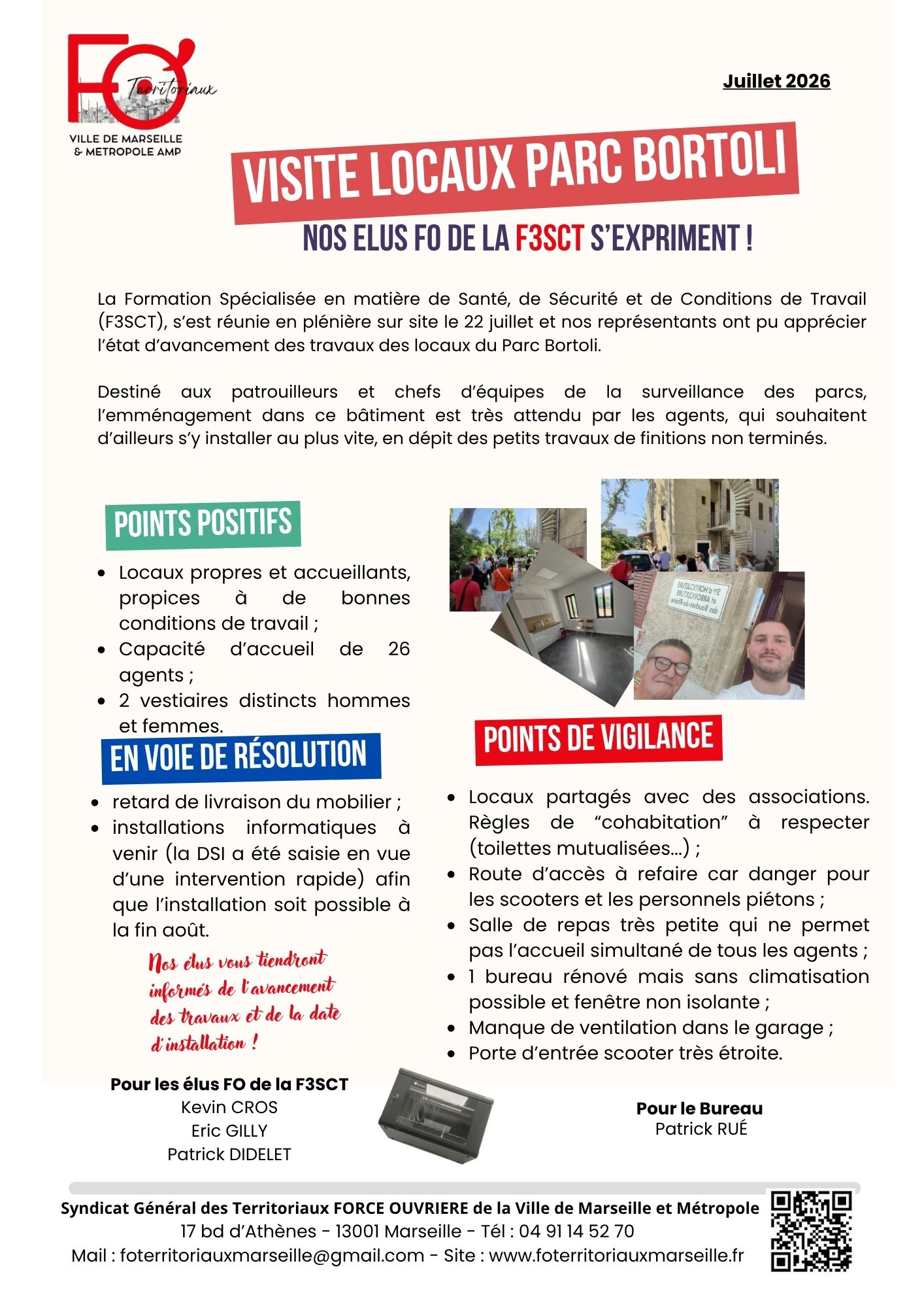 F3SCT VISITE DES LOCAUX BORTOLI